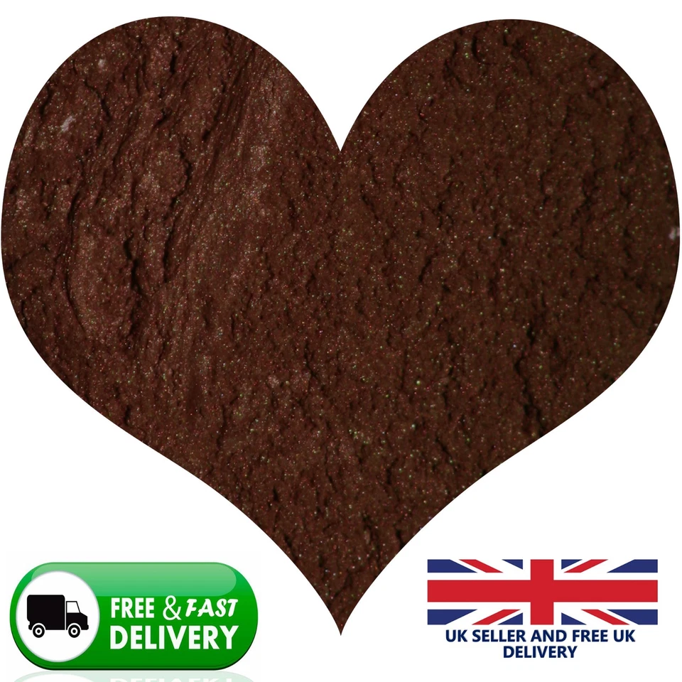 Cosmetic Mica Powder Brown Cinnamon Pigment Soap Bath Bombs  Nail Art Additive - Image 1 of 1