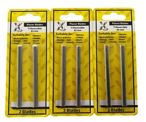 DeWalt DT3905 82mm HSS Reversible Planer Blades x 3 Packs - Picture 1 of 13