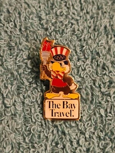 Olympics Pin 1984 Los Angeles LA Olympic Games The Bay Travel - Picture 1 of 6