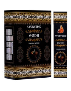 Ayurvedic Oudh Masala Incense Sticks Agarbatti Pack of 12X15g Each 180g Box - Picture 1 of 3