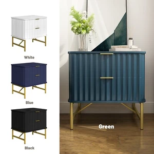 Clihome 2-Drawers Nightstand Dresser End Table Bedside Table for Bedroom - Picture 1 of 41