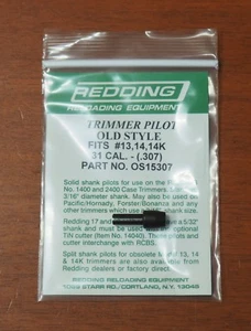 Redding .307 Split Shank Trimmer Pilot-(15307)-in package-31 Cal - Picture 1 of 1