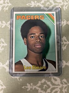 1975-76 TOPPS BASKETBALL LEN ELMORE RC INDIANA PACERS #259!