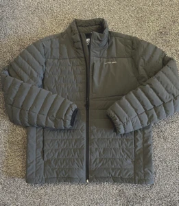 Lands' End  Lightweight Down Puffer Jacket Mens Size M GRAY Packable - Picture 1 of 3