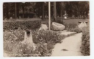 SHELDON IOWA VIEW OF CITY PARK CIRCA 1915 - Picture 1 of 2