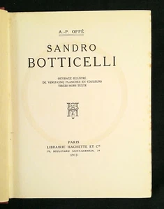 Sandro Botticelli - Ouvrage illustre de 25 planches - Paris, 1913 - Imagen 1 de 5