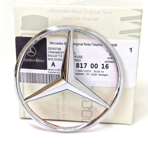 Mercedes-Benz Trunk Lid Emblem Star E350 E400 E550 E63 AMG - Image 1 of 4