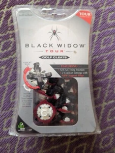 Black Widow Tour Golf Cleats Fast Twist Spikes Softspikes Soft New (Other) - Picture 1 of 2