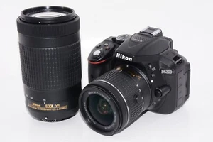 [Exc+5/In Box/2811shots]Nikon SLR D5300 AF-P Double Zoom Kit From JAPAN #b2846 - Picture 1 of 11