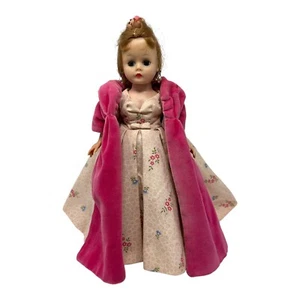 Vintage 1958 Madame Alexander Cissette Doll #873 Ball Gown W/Roses & Pink Cover - Picture 1 of 15