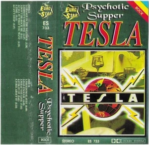 Tesla – Psychotic Supper, Very Rare Poland Cassette - Picture 1 of 4