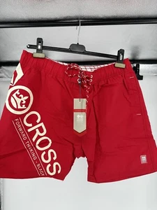 Crosshatch Badeshorts Black Label Rot XL - Bild 1 von 9