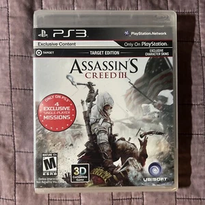 Assassin's Creed III 3 Sony Playstation 3 PS3 *TOTALMENTE NUEVO, SELLADO DE FÁBRICA* Objetivo - Imagen 1 de 2