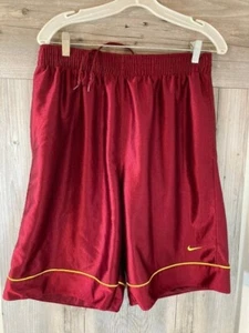 Nike Athletic Shorts Mens Maroon/Gold - Size L (please read) - Picture 1 of 4
