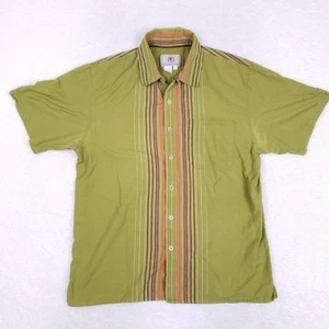 The Territory Ahead Shirt Short Sleeve Large Green Desert Casual Boho Cruise - Picture 1 of 8