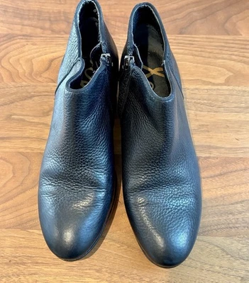 Botín Sam Edelman Petty de cuero para mujer talla 7,5 M negro Foto 1 de 4