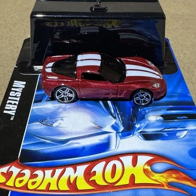 Corvette C6 2007 Hot Wheels Mystery Cars rojo/blanco abierto con embalaje original Foto 1 de 4
