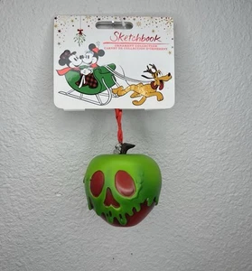 Disney Store Sketchbook Snow White Poison Apple Tree Ornament NEW with Tags - Picture 1 of 8