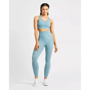 AYBL Size Small S Teal Seamless Reflex Sports Bra & Legging Matching Set - Picture 1 of 16