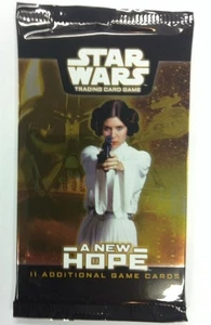 STAR WARS FREE A NEW HOPE BOOSTER + CAPTURE THE FALCON 4/180 FOIL NM scratches - Picture 1 of 2