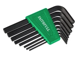 Faithfull Set Kekunci Hex Lengan Pendek Saiz Imperial, 8 Keping - Picture 1 of 1