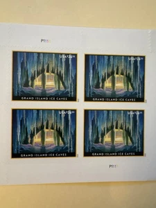 stamps #5430 block Grand Island Ice Caves SV $350+ - Picture 1 of 1