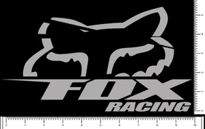 Fox Racing 10" Die Cut Team Sticker Motocross New Decal 10" Pick your color - Picture 1 of 19