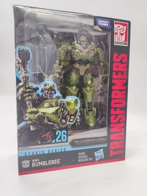 Hasbro Transformers Studio Series 26 WWII Bumblebee Figure New - Image 1 of 2