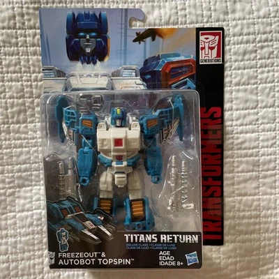 Transformers Titans Return Deluxe Class Topspin Freezeout Generations 2016 NIB - Image 1 of 4