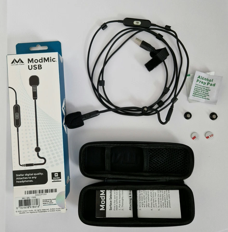 Antlion ModMic USB Ansteckmikrofon mit Rauschunterdrückung OVP (Wackelkontakt!!) - Bild 1 von 1