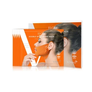 10 X Konad ILoje V Tox Maschera Lifting Singola Stretta Viso e Collo Linea Coreana - Foto 1 di 5
