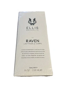 Ellis Brooklyn RAVEN Excelente Leche Corporal Jumbo 8 OZ Caja SELLADA - Imagen 1 de 2
