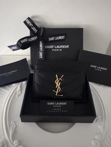 NEW YSL CASSANDRE MATELASSÉ card holder with FULL packaging ! RRP: £270 - Picture 1 of 4