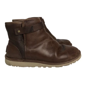 Seltene UGG Rella Stiefeletten braun Damen US Größe 8 Leder #1007145 - Bild 1 von 10