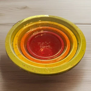 NEU 4er Set ZAK Designs Melamin Konfetti verschachtelt Rühren Servierschüsseln Neu mit Etikett - Bild 1 von 4