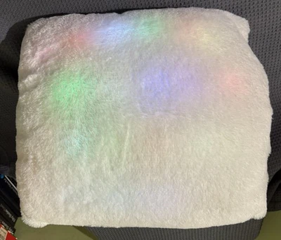 Almohada Iluminada - Cojín Almohada de Felpa LED 4 Colores Usado en Excelente Condición Probado/Funciona Fuz Foto 1 de 4