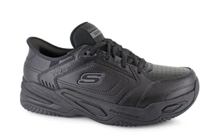 Skechers Slipper Relaxed Fit Durham schwarz Fersenkissen Air Cooled Memory 4E NEU - Bild 1 von 16