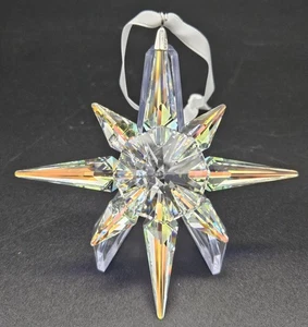 Swarovski Kristall groß 4 Zoll Stern AB Weihnachtsschmuck neuwertig in Box 5403200 - Bild 1 von 24