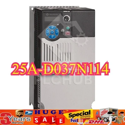 Brand New 25A-D037N114 Ser B Allen Bradley 25AD037N114 PowerFlex 523 AC Drives - Image 1 of 4