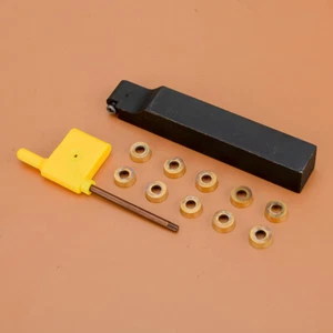 SRAPR1616H10 Externer Drehmeißel Halter mit RPMT1003MO Runde Wendeplatte - Bild 1 von 5