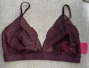 Commando Butter + Lace Triangle Bralette Sz M - Picture 1 of 2