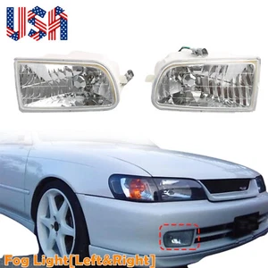 2 Pieces Front LH+RH Bumper Fog Driving Lamp Fit for Toyota Corolla 1993-1997 - Picture 1 of 7