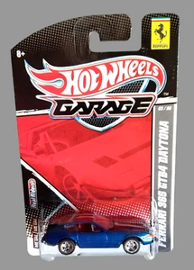 Hot Wheels Ferrari 365 GTB4 2011 Daytona garaje azul oscuro metálico 3/6 RR exótico - Imagen 1 de 15