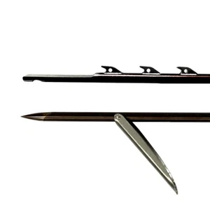 8.5mm Finned Omer Speargun Shaft 100cm To 200cm 17-4PH Stainless Steel Shafts - Picture 1 of 6