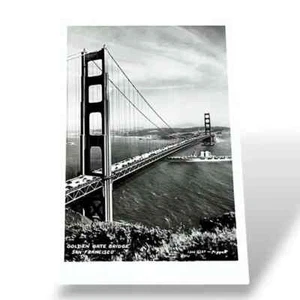 Postal RPPC Golden Gate Bridge San Francisco California Ship A8 - Imagen 1 de 2