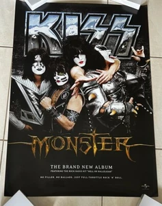 Kiss 2013 Monster Album Poster Lithograph Vintage Universal Music Promotional - Picture 1 of 14