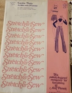 Stretch & Sew 713 London Hose für 25% Stretch Damen Hüfte 32-44 Ann Person Vintage - Bild 1 von 4