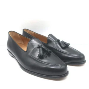 Paul Stuart Tassel Loafers Black Leather Size 11.5 - Picture 1 of 16