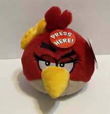 Angry Birds Plush 13cm Girl Red Bird With Sound.