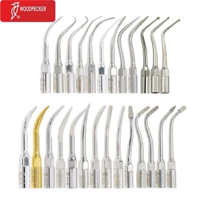 Woodpecker Dental Ultrasonic Piezo Scaler Endo Perio Tips Fit EMS Handpiece - Image 1 of 3